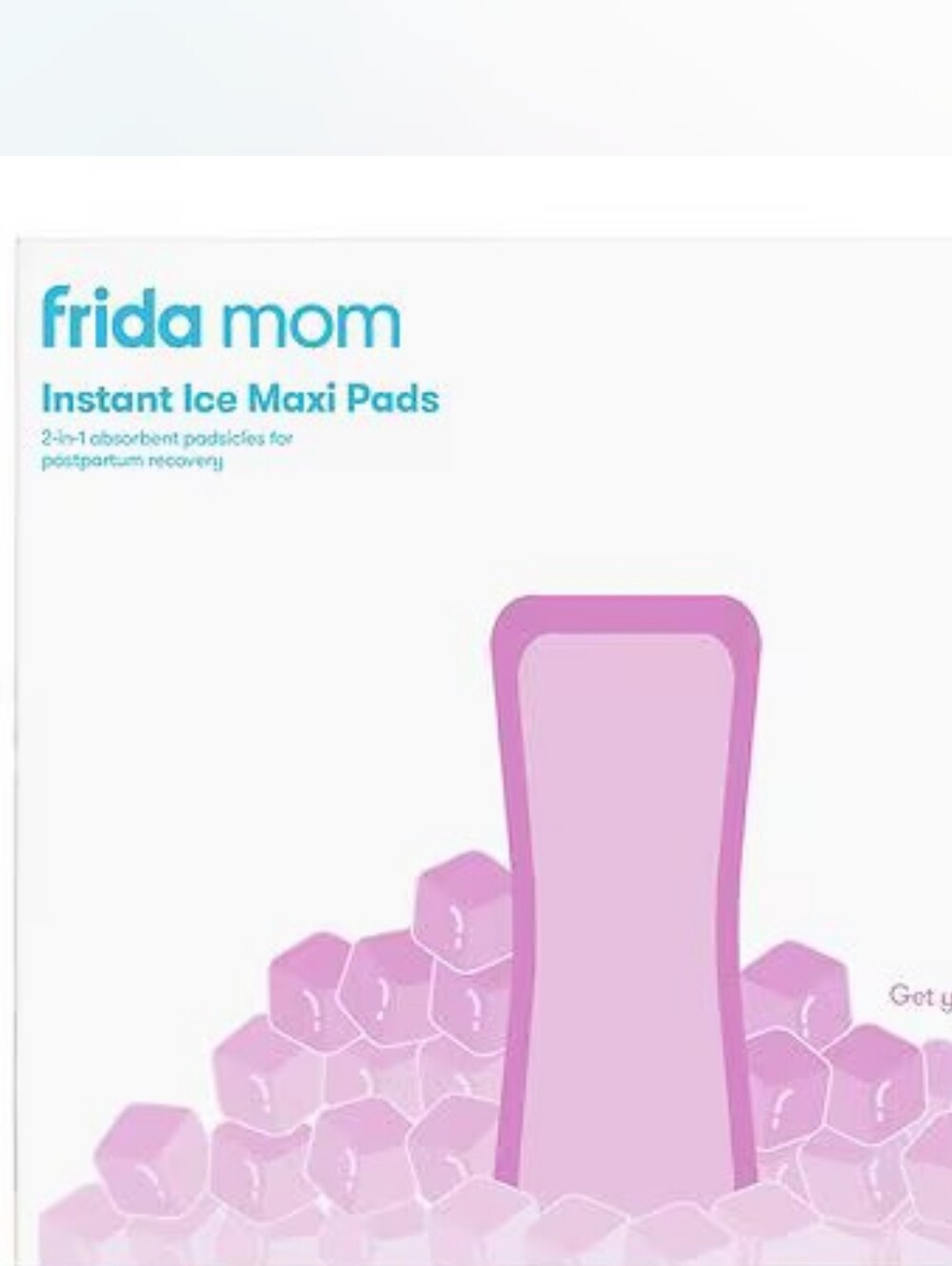 Bundle Of 7 Frida Mom Instant Ice Maxi Pads Postpartum Care
